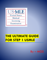 THE ULTIMATE GUIDE FOR STEP 1 USMLE final.pdf